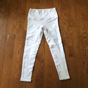 Fire leggings in white